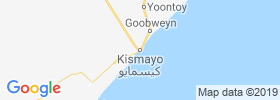 Kismayo map